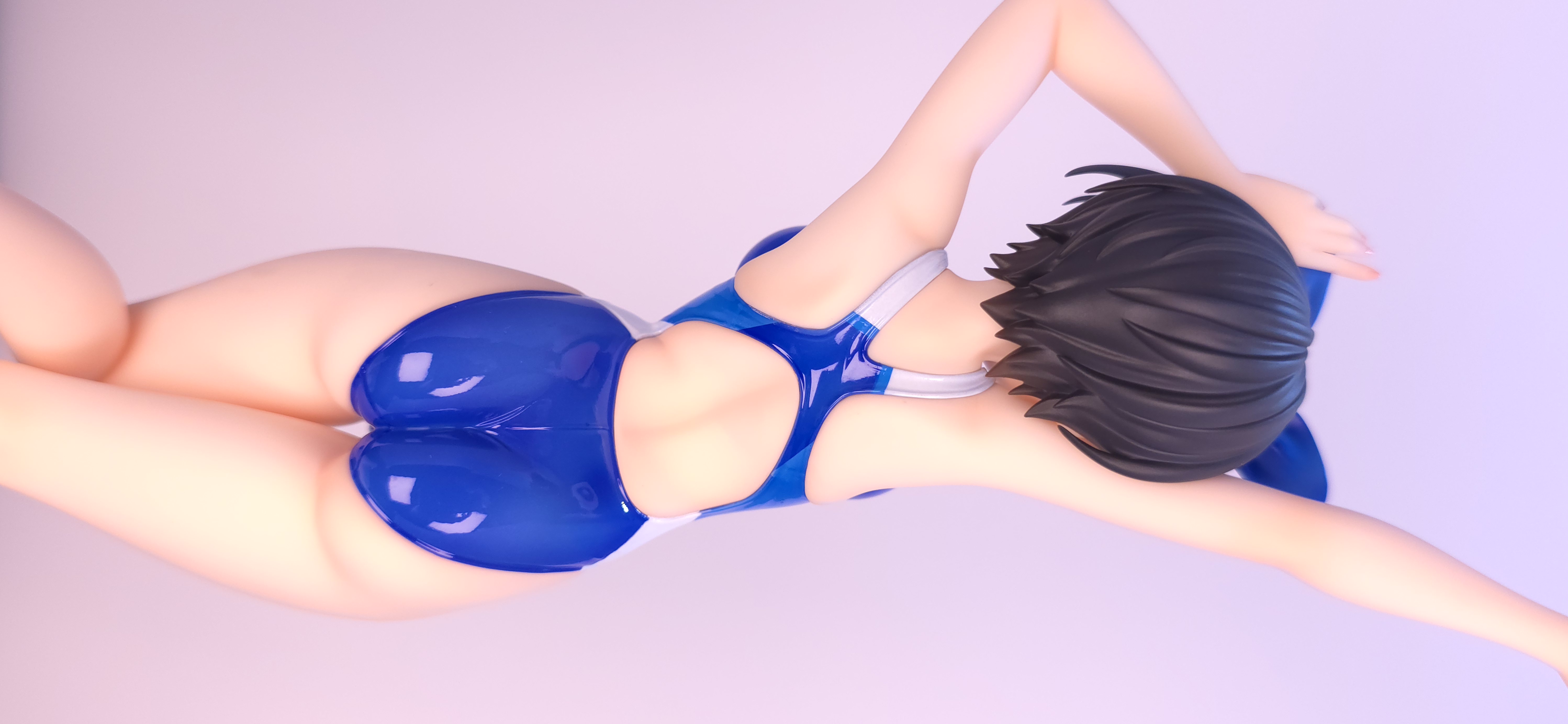 フィギュアレビュー】彼女、お借りします 更科 瑠夏 競泳水着Ver. 1/7